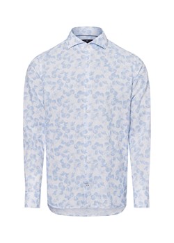 JOOP! Koszula męska z zawartością lnu - Pai-W Mężczyźni Slim Fit Bawełna jasnoniebieski wzorzysty - id: 743467-0001-00400 - marki Joop! - 178537537 JOOP! Koszula męska z zawartością lnu - Pai-W Mężczyźni Slim Fit Bawełna jasnoniebieski wzorzysty ze sklepu vangraaf w kategorii Koszule męskie - zdjęcie 178537537