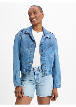 Levi's Damska kurtka dżinsowa Kobiety Bawełna light stone jednolity ze sklepu vangraaf w kategorii Kurtki damskie - zdjęcie 178537586