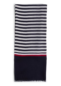 Tommy Hilfiger Damski szalik tkany - Essential Flag Kobiety Modal granatowy w paski ze sklepu vangraaf w kategorii Szaliki i chusty damskie - zdjęcie 178537595