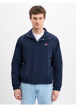 Tommy Jeans Bluza męska - TJM DNA Collar Ess Jacket Mężczyźni granatowy jednolity ze sklepu vangraaf w kategorii Bluzy męskie - zdjęcie 178537606