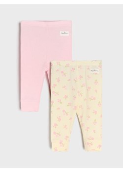 Sinsay - Legginsy 2 pack - kremowy ze sklepu Sinsay w kategorii Odzież dla niemowląt - zdjęcie 178541538