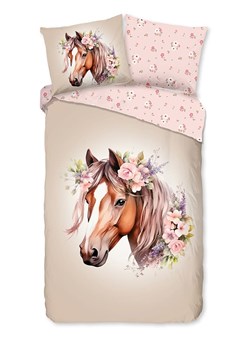 Good Morning Komplet pościeli &quot;Avera&quot; w kolorze beżowo-jasnoróżowym ze sklepu Limango Polska w kategorii Pościel dziecięca - zdjęcie 178544128