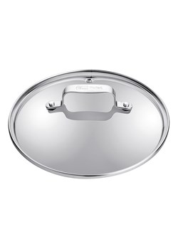 Tefal Szklana pokrywka "Jamie Oliver" w kolorze srebrnym - Ø 24 cm - id: 8005161 - marki Tefal - 178544189 Tefal Szklana pokrywka "Jamie Oliver" w kolorze srebrnym - Ø 24 cm ze sklepu Limango Polska w kategorii Garnki - zdjęcie 178544189