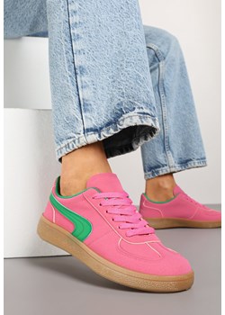 Różowo-Zielone Casualowe Sneakersy Typu Kultowe Tenisówki Ablerri ze sklepu renee.pl w kategorii Buty sportowe damskie - zdjęcie 178544795