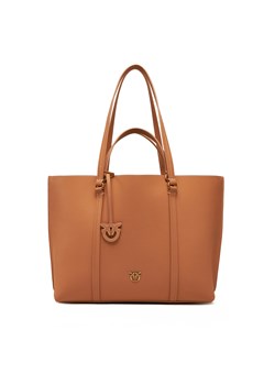 Torebka PINKO Carrie Shopper Big AI 24-25 PLTT 102832 A1LF Beżowy ze sklepu eobuwie.pl w kategorii Torby Shopper bag - zdjęcie 178545825