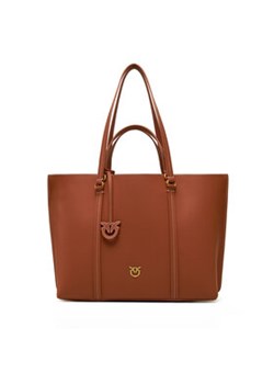 PINKO Torebka Carrie Shopper Big PE 25 PLTT 102832 A1LF Brązowy ze sklepu MODIVO w kategorii Torby Shopper bag - zdjęcie 178546469