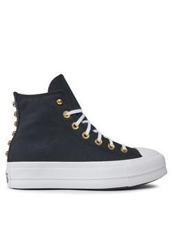 Trampki Converse Chuck Taylor All Star Lift Platform Star Studded A05453C Czarny ze sklepu eobuwie.pl w kategorii Trampki damskie - zdjęcie 178549365