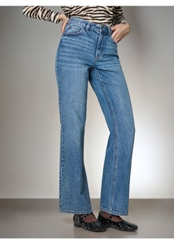 Sinsay - Jeansy wide leg - niebieski ze sklepu Sinsay w kategorii Jeansy damskie - zdjęcie 178551149