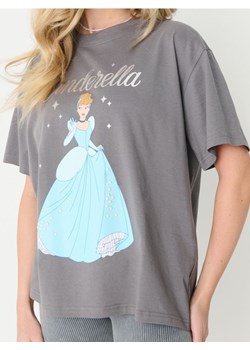 Sinsay - Koszulka loose fit Disney Princess - szary - id: 777BB-90X - marki Sinsay - 178551236 Sinsay - Koszulka loose fit Disney Princess - szary ze sklepu Sinsay w kategorii Bluzki damskie - zdjęcie 178551236