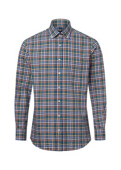 Andrew James Męska koszula casual Mężczyźni Regular Fit Bawełna granatowy w kratkę - id: 742070-0010-09920 - marki ANDREW JAMES  - 178551535 Andrew James Męska koszula casual Mężczyźni Regular Fit Bawełna granatowy w kratkę ze sklepu vangraaf w kategorii Koszule męskie - zdjęcie 178551535