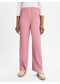 Y.A.S Spodnie - YASAlisa Kobiety brudny róż jednolity ze sklepu vangraaf w kategorii Spodnie damskie - zdjęcie 178551546