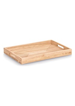 Zeller Taca &quot;Stripes&quot; w kolorze jasnobrązowym - 45,7 x 2 x 30,5 cm ze sklepu Limango Polska w kategorii Tace - zdjęcie 178552447