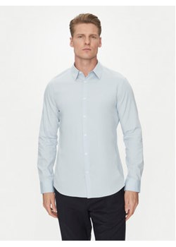 Calvin Klein Koszula LV04LB145G Błękitny Slim Fit ze sklepu MODIVO w kategorii Koszule męskie - zdjęcie 178553759