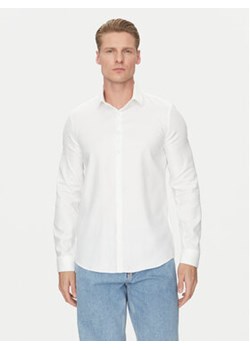 Calvin Klein Koszula K10K114316 Biały Slim Fit ze sklepu MODIVO w kategorii Koszule męskie - zdjęcie 178553798