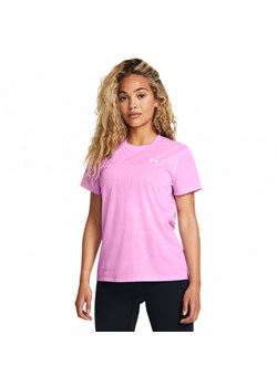 Damska koszulka treningowa Under Armour UA Tech Riddle - różowa ze sklepu Sportstylestory.com w kategorii Bluzki damskie - zdjęcie 178555689