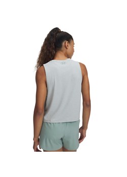 Damski top treningowy Under Armour Vanish Energy Crop Tank - szary ze sklepu Sportstylestory.com w kategorii Bluzki damskie - zdjęcie 178555898