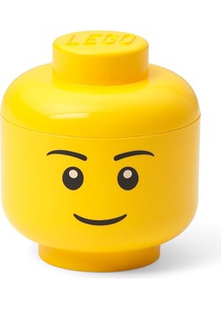LEGO Pojemnik &quot;Boy&quot; w kolorze żółtym - wys. 11,5 x Ø 10,2 cm ze sklepu Limango Polska w kategorii Kosze i pudełka na zabawki - zdjęcie 178564275