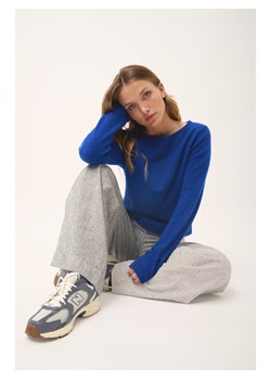 Just Cashmere Kaszmirowy sweter "Grace" w kolorze niebieskim ze sklepu Limango Polska w kategorii Swetry damskie - zdjęcie 178564747