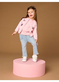 Sinsay - Kardigan z cekinowymi motylkami - różowy ze sklepu Sinsay w kategorii Bluzy i swetry - zdjęcie 178573348