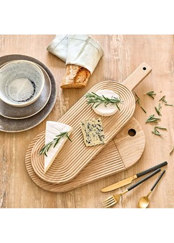 Zeller Deska "Stripes" w kolorze jasnobrązowym do krojenia - 50,8 x 16 cm ze sklepu Limango Polska w kategorii Deski - zdjęcie 178574696