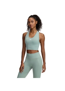 Biustonosz treningowy Under Armour Vanish Seamless Mid Bra - zielony ze sklepu Sportstylestory.com w kategorii Biustonosze - zdjęcie 178577045