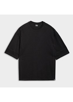 Męski t-shirt oversize 4F 4FRSS25TTSHM2653 - czarny ze sklepu Sportstylestory.com w kategorii T-shirty męskie - zdjęcie 178577287