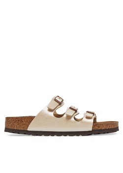 Klapki Birkenstock Florida 1029818 Écru ze sklepu eobuwie.pl w kategorii Klapki damskie - zdjęcie 178579745