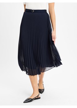 BOSS Ladies' Medirock - Vocelina Kobiety granatowy jednolity ze sklepu vangraaf w kategorii Spódnice - zdjęcie 178582625