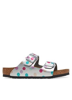 Klapki Birkenstock Arizona Kids 1029842 S Srebrny ze sklepu eobuwie.pl w kategorii Klapki dziecięce - zdjęcie 178583606