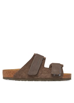 Klapki Birkenstock Uji 1029200 Brązowy ze sklepu eobuwie.pl w kategorii Klapki męskie - zdjęcie 178583648