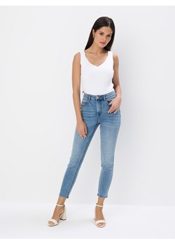 Mohito - Jeansy skinny push up PETITE - niebieski ze sklepu Mohito w kategorii Jeansy damskie - zdjęcie 178587687