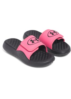 Damskie klapki Under Armour UA W Ignite Pro 8 SL - różowe ze sklepu Sportstylestory.com w kategorii Klapki damskie - zdjęcie 178588546