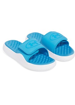 Męskie klapki Under Armour UA Ignite Pro 8 SL - niebieskie ze sklepu Sportstylestory.com w kategorii Klapki męskie - zdjęcie 178588589