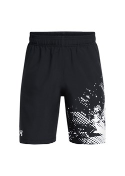 Chłopięce spodenki treningowe Under Armour UA Tech Woven Graphic Short - czarne ze sklepu Sportstylestory.com w kategorii Spodenki męskie - zdjęcie 178588597