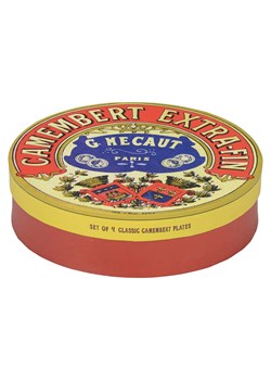 BIA INTERNATIONAL Talerze śniadaniowe (4 szt.) &apos;&apos;Classic Camembert&apos;&apos; ze wzorem - Ø 20 cm ze sklepu Limango Polska w kategorii Talerze - zdjęcie 178594178
