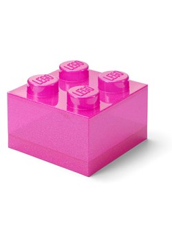 LEGO Pojemnik &quot;Brick 4&quot; w kolorze różowym - 25 x 18 x 25 cm ze sklepu Limango Polska w kategorii Pojemniki kuchenne - zdjęcie 178594396