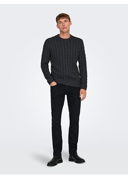 ONLY &amp; SONS Dżinsy &quot;Loom&quot; - Slim fit - w kolorze czarnym ze sklepu Limango Polska w kategorii Jeansy męskie - zdjęcie 178595905