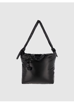 Damska torba na ramię 4F 4FRSS25ASBGU086 - czarna ze sklepu Sportstylestory.com w kategorii Torby Shopper bag - zdjęcie 178599169