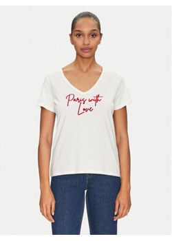 Morgan T-Shirt 251-DSAILOR Biały Relaxed Fit ze sklepu MODIVO w kategorii Bluzki damskie - zdjęcie 178599266