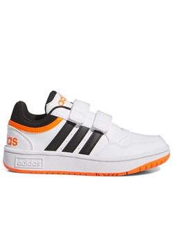 Buty adidas Hoops Lifestyle Hook And Loop IG6106 - białe ze sklepu streetstyle24.pl w kategorii Buty sportowe dziecięce - zdjęcie 178601758