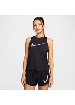 Damska koszulka bez rękawów do biegania z grafiką Dri-FIT Nike One - Czerń ze sklepu Nike poland w kategorii Bluzki damskie - zdjęcie 178601958