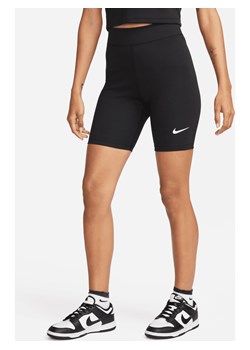 Damskie kolarki z wysokim stanem 20 cm Nike Classic - Czerń ze sklepu Nike poland w kategorii Szorty - zdjęcie 178602119