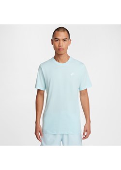 T-shirt męski Nike Sportswear Club - Niebieski ze sklepu Nike poland w kategorii T-shirty męskie - zdjęcie 178602998