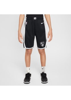 Spodenki dla dużych dzieci (chłopców) Nike NBA Swingman Brooklyn Nets Icon Edition 2023/24 - Czerń ze sklepu Nike poland w kategorii Spodenki chłopięce - zdjęcie 178603056