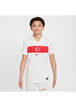 Koszulka piłkarska dla dużych dzieci Nike Dri-FIT Turcja Stadium 2024/25 (wersja domowa) (replika) - Biel ze sklepu Nike poland w kategorii T-shirty chłopięce - zdjęcie 178603195