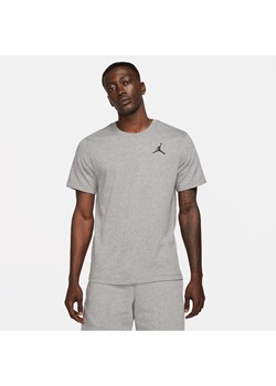 Męski T-shirt z krótkim rękawem Jordan Jumpman - Szary ze sklepu Nike poland w kategorii T-shirty męskie - zdjęcie 178603305