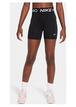 Spodenki dla dziewcząt Nike Pro - Czerń ze sklepu Nike poland w kategorii Szorty - zdjęcie 178603636