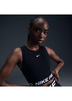 Damska koszulka bez rękawów o skróconym kroju Dri-FIT Nike Pro - Czerń ze sklepu Nike poland w kategorii Bluzki damskie - zdjęcie 178603737