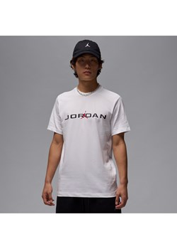 T-shirt męski Jordan Air - Biel ze sklepu Nike poland w kategorii T-shirty męskie - zdjęcie 178604835