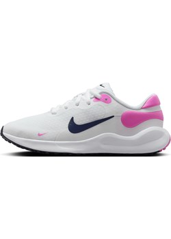 Buty do biegania po asfalcie dla dużych dzieci Nike Revolution 7 - Biel ze sklepu Nike poland w kategorii Buty sportowe dziecięce - zdjęcie 178605178